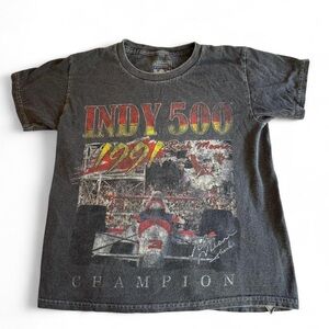 Indy 500 "Greatest Spectacle in Racing" Grey Graphic Tee - Small